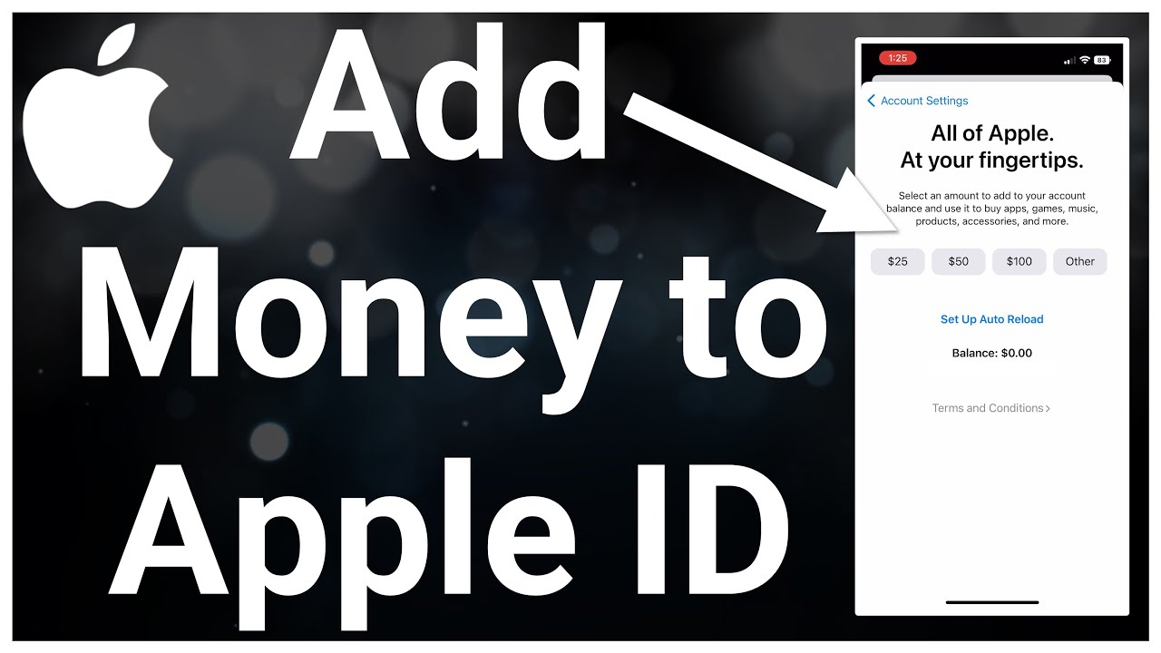 How To Add Money To Apple ID