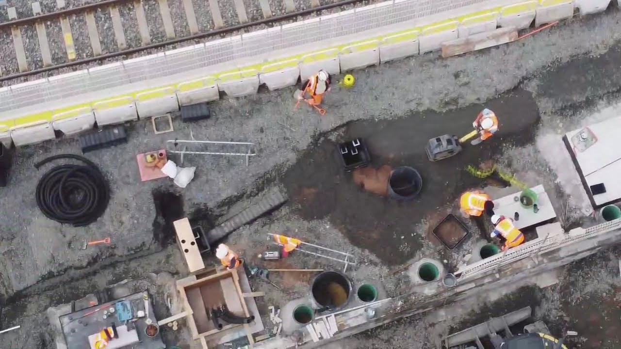 A Flight Around Bedlington Station