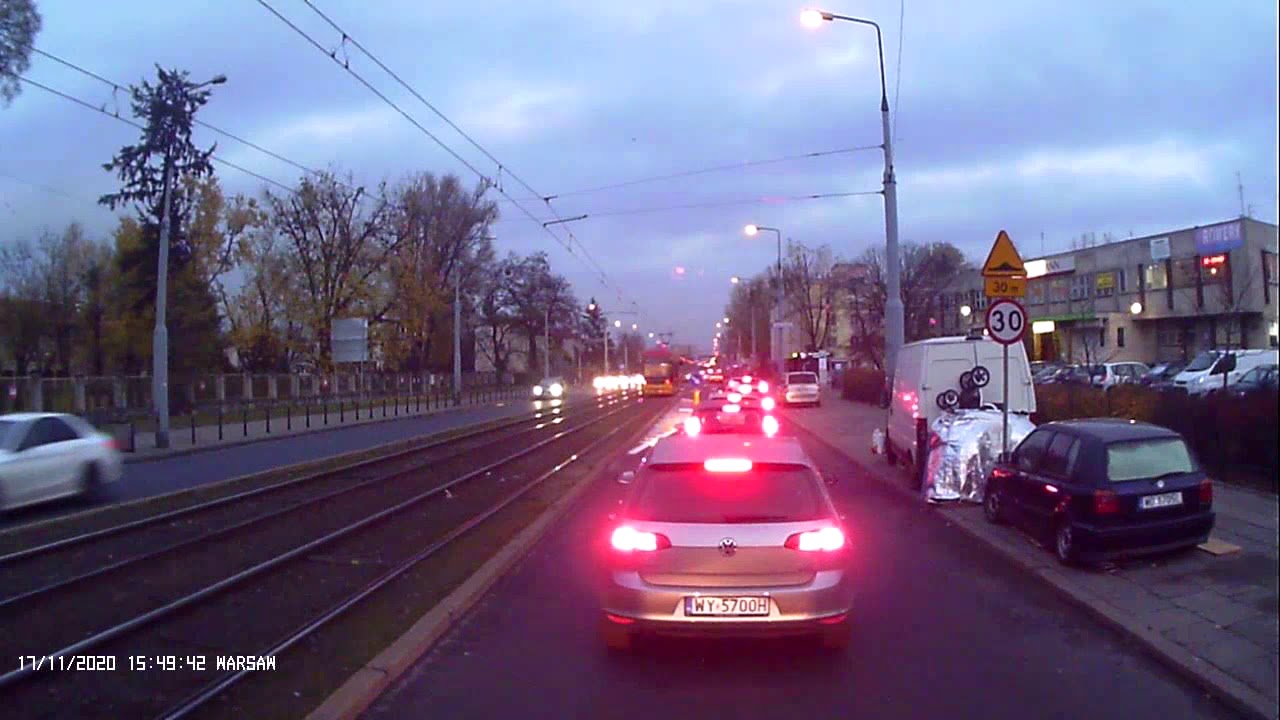 Linia 284 WARSZAWA kierunek ZNANA