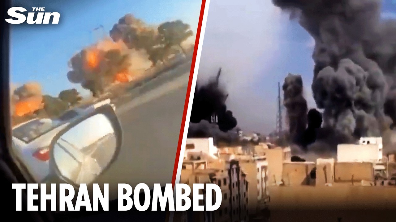 Tehran hit by wave of explosions from Israeli air force attacks as Trump eyes Kharg island invasion