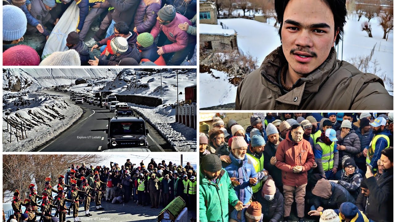 Tears and Tributes: Thousands Join the Funeral Procession of Qamar Ali Akhoon.