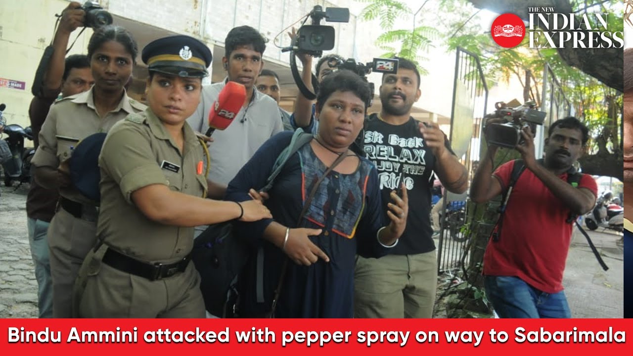Bindu Ammini attacked with pepper spray on way to Sabarimala with Trupti Desai