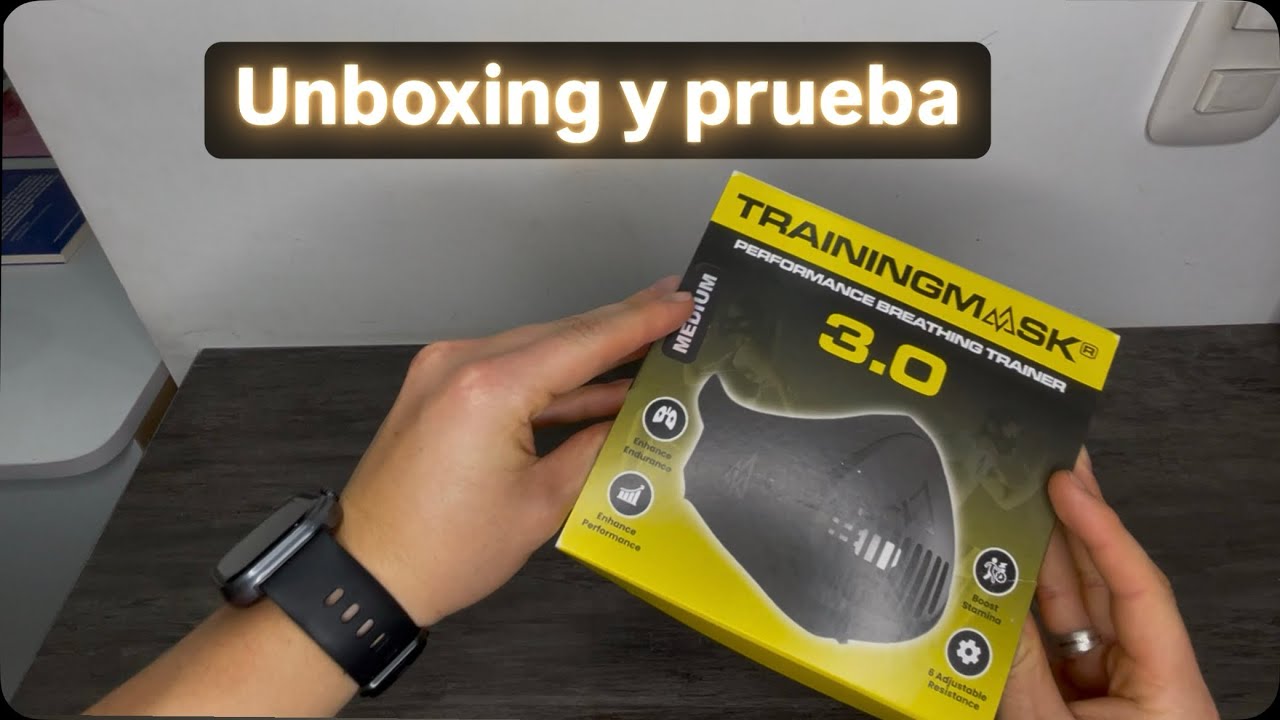 Unboxing y prueba Elevation Training Mask 3.0 (máscara de elevación para entrenamiento)