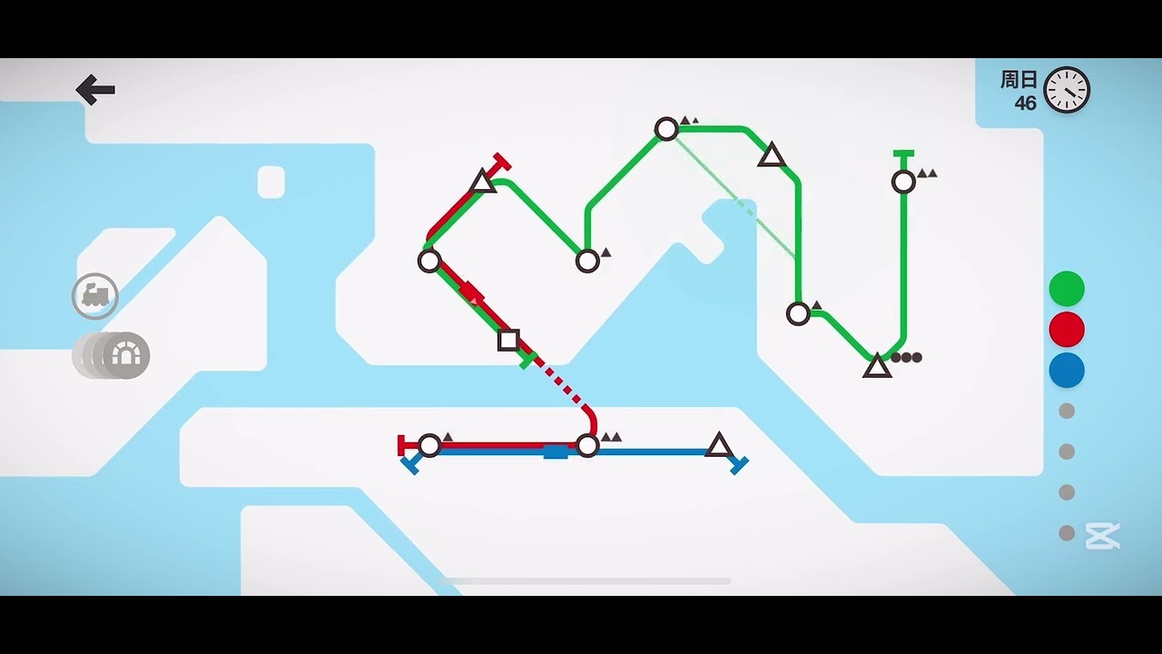 嘗試喺mini Metro 裡還原MTR
