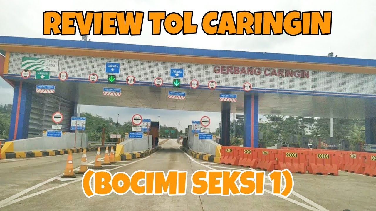 JALAN TOL BOCIMI SEKSI 1 ↙️ CARINGIN SUKABUMI ARAH CIAWI 🚙 TOL CARINGIN TERBARU