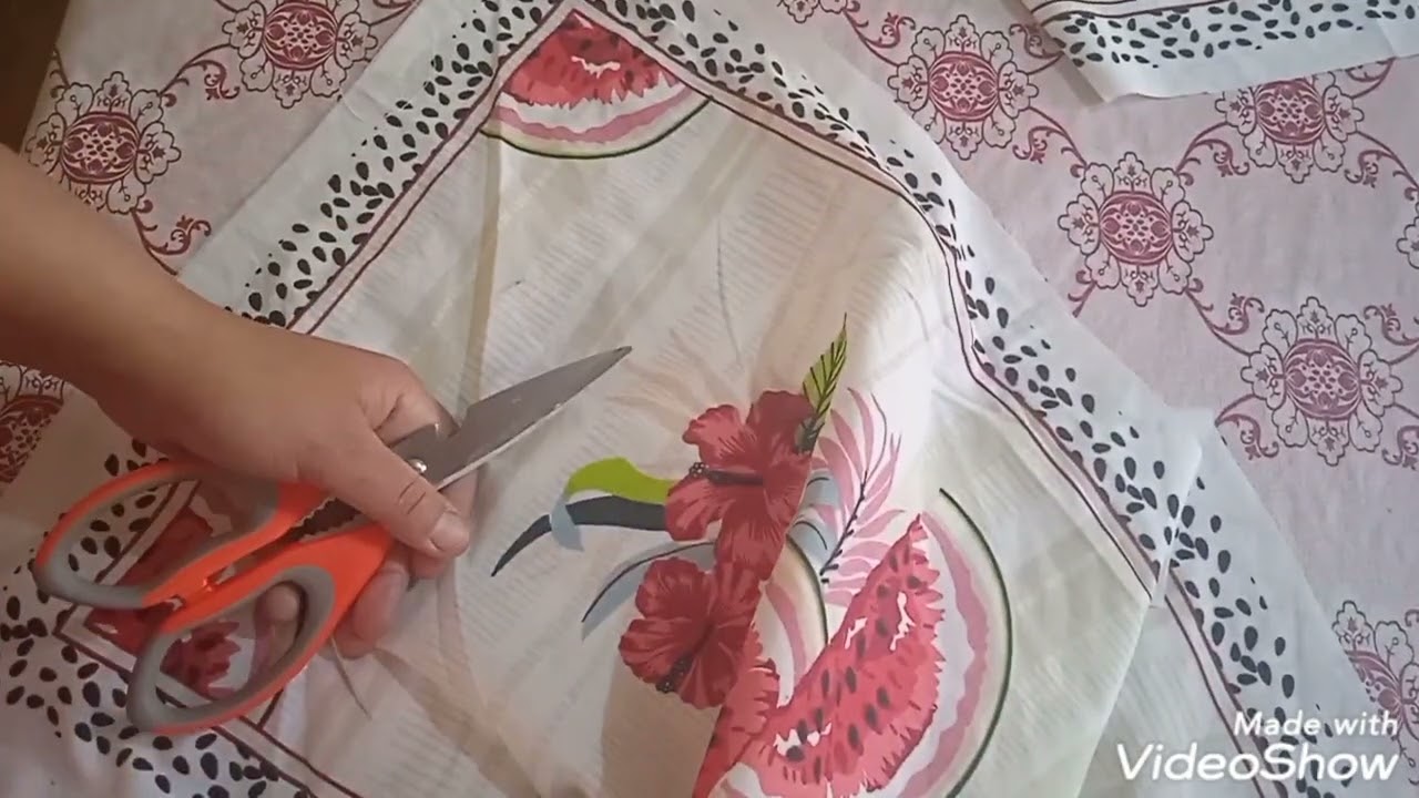 تفصيل وخياطة مناديل المطبخ (طراشن)  👌مشروع مربح مع سعر البيع ♕