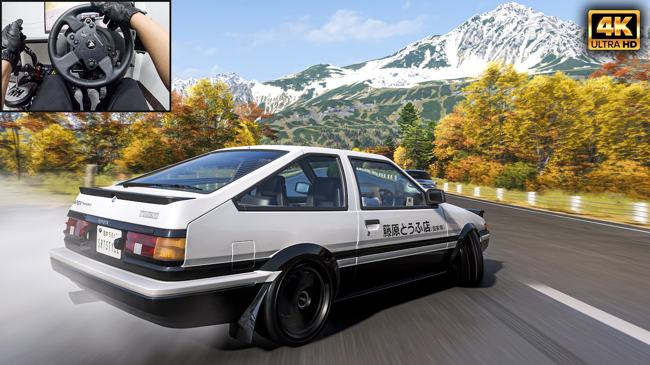 AE86 DRIFT 4K | Forza Horizon 6 | Thrustmaster TX  gameplay