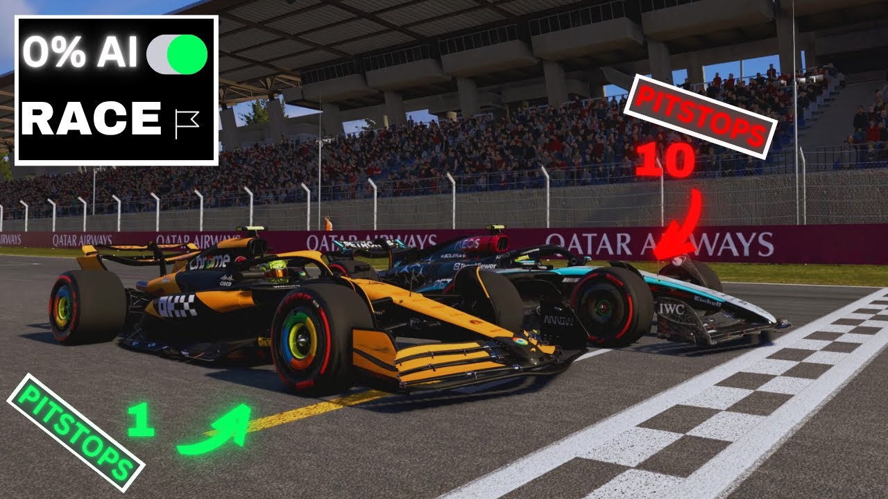 Can I beat 0% AI by PITTING every lap for 10/18 laps ??