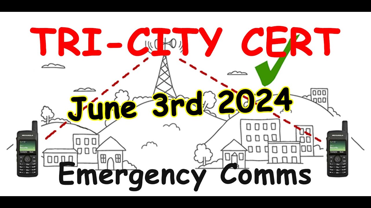Gardena DCS/TRI-CITY CERT Radio Net for June 3rd 2024