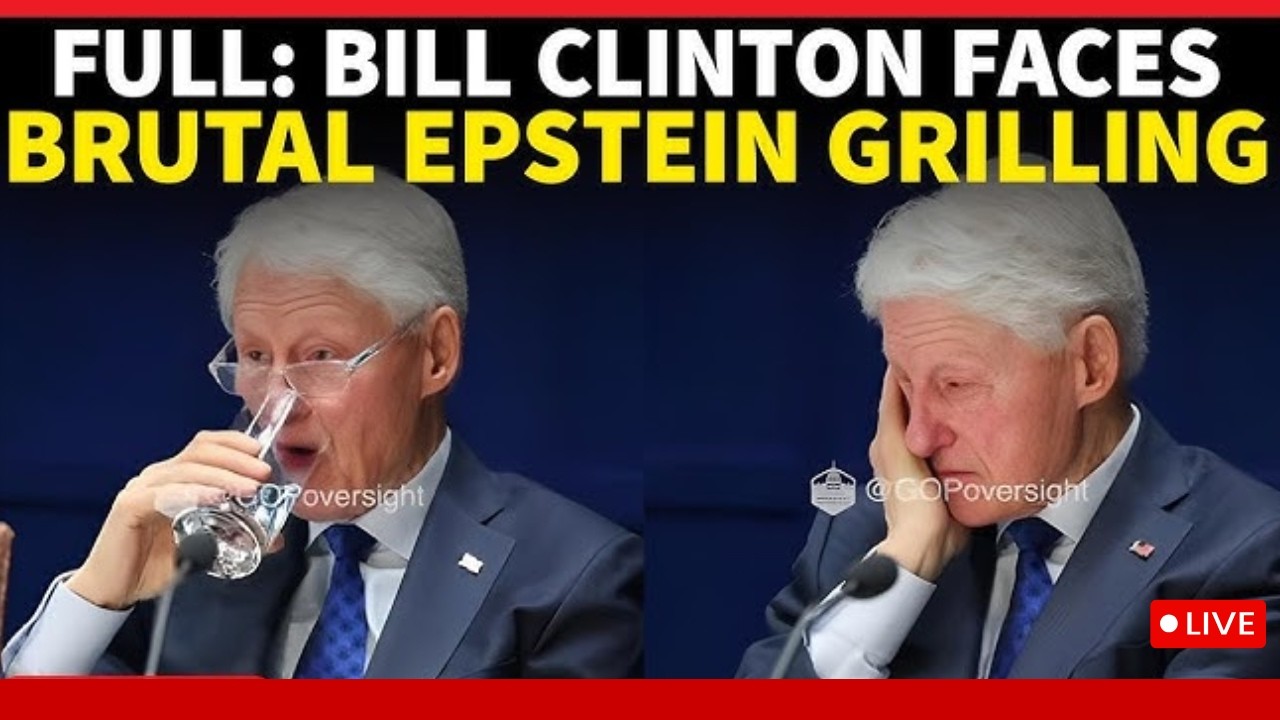 LIVE: Hillary, Bill Clinton Testify in Epstein Files Probe | Hillary Clinton Epstein Deposition | US