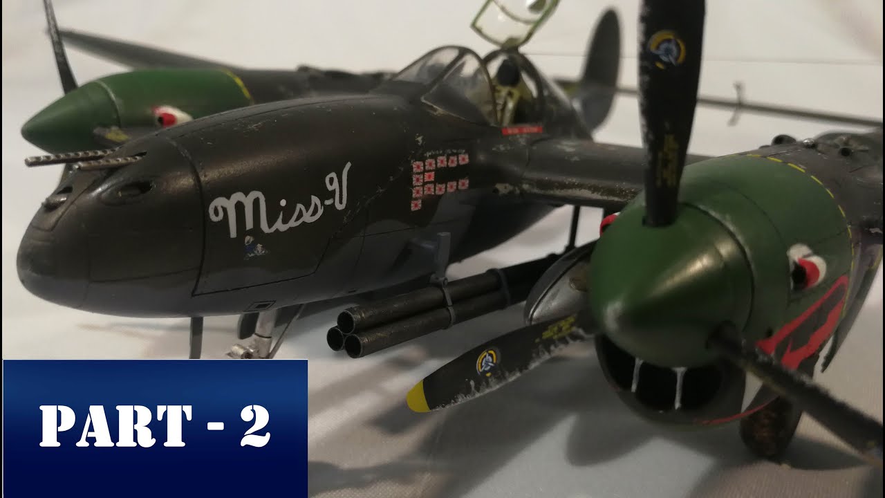 P-38 J Academy 1/48 WW2 Aircraft Model - Part 2