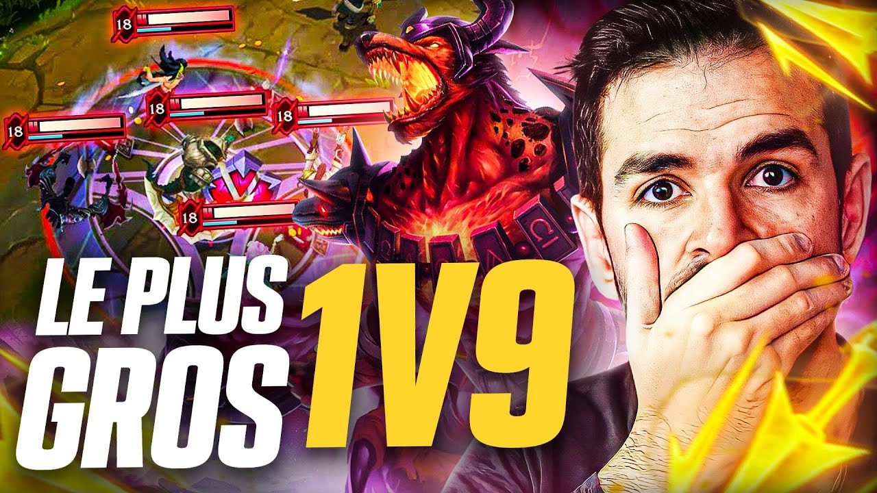 LE PLUS GROS 1v9 QUE VOUS AYEZ VU ?! L' ASTUCE à connaitre pour SOLO CARRY !