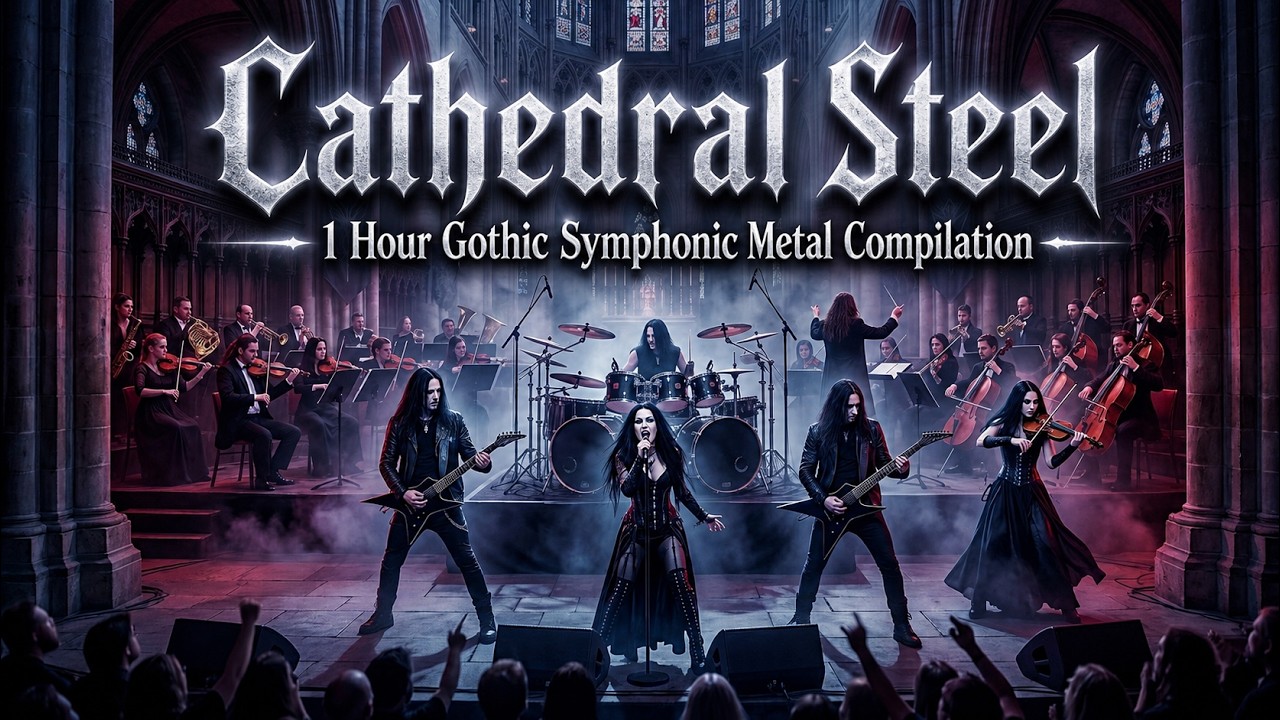 Cathedral Steel  1 Hour Gothic Symphonic Metal Compilation