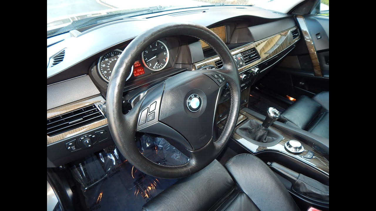 2005 BMW 545i with 6 speed manual transmission & Sport Package!