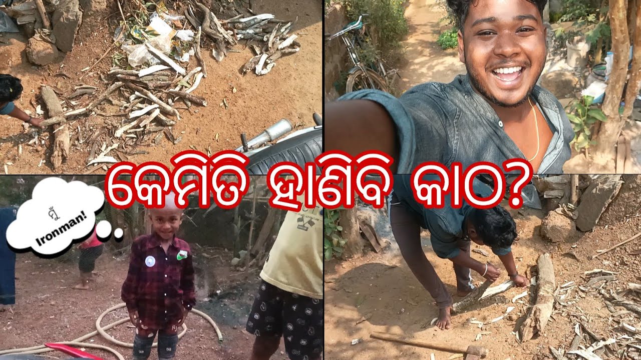 ଏତେ କାଠ କେମିତି ହାଣିବି? 😧 | Vlog 03 | Bapi Vlogs