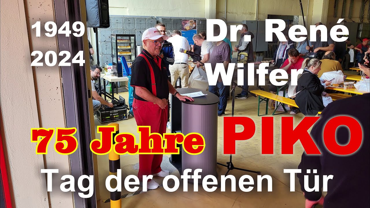 PIKO - Tag der offenen Tür 2024 - Begrüßungsrede Dr. René Wilfer - 75 Jahre PIKO