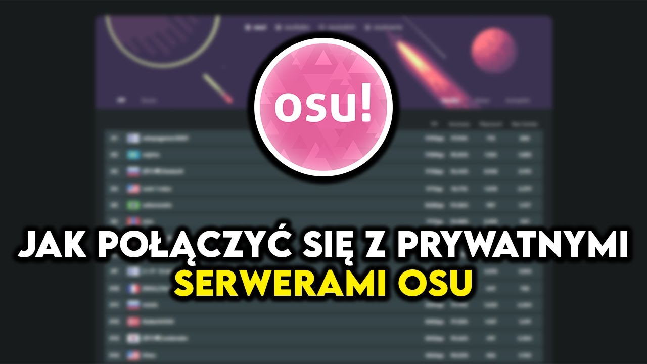 Jak połączyć się z prywatnymi serwerami Osu! |Poradnik|