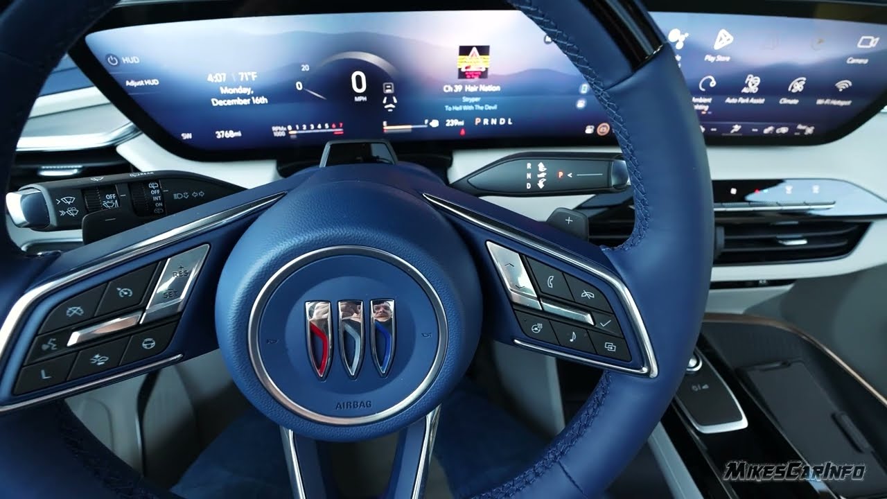 2025 Buick Enclave Avenir CONTROLS Explained &mdash; Dashboard, Steering Wheel & Screen Guide
