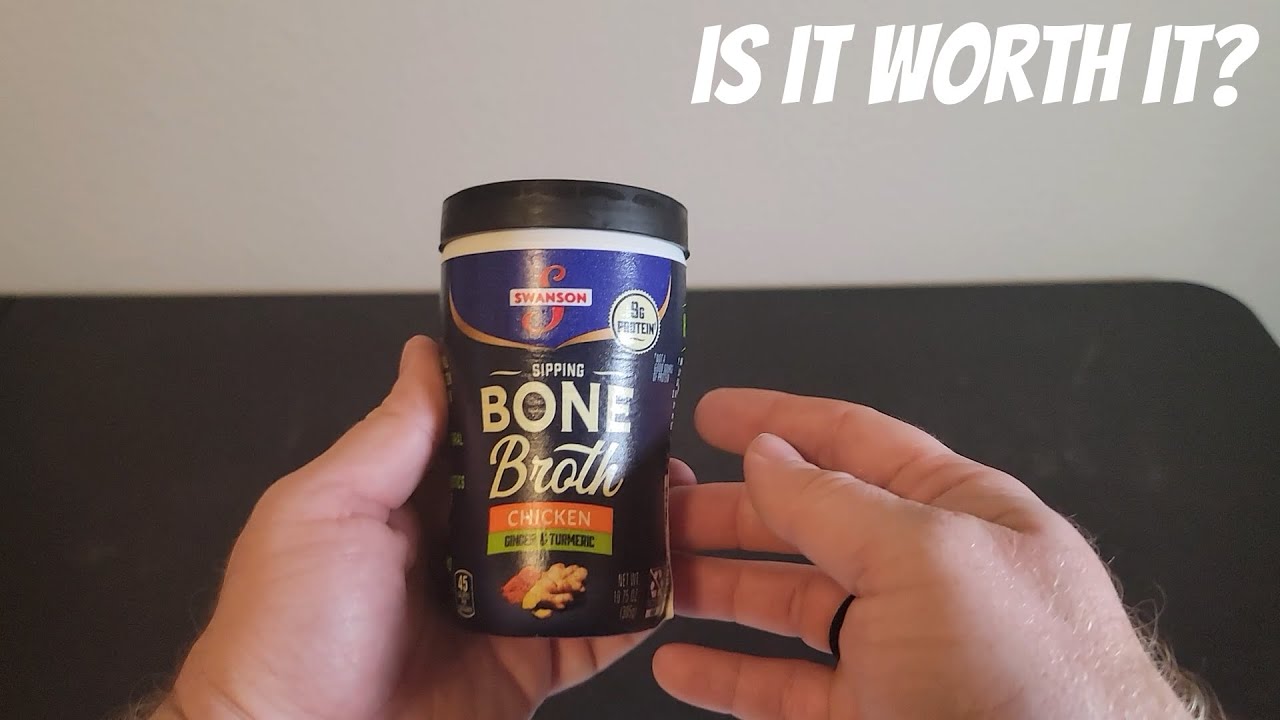 Watch This Before Buying This Swanson Sipping Bone Broth, Chicken Bone Broth with Ginger & Turmeric!