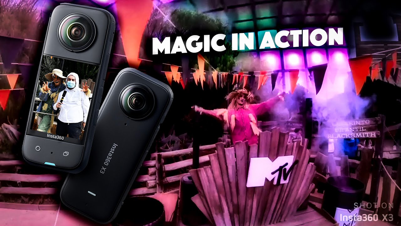 Insta360 X3 cinematic review MTV Port Aventura Ferrari Land + accessories 3m Invisible Selfie Stick