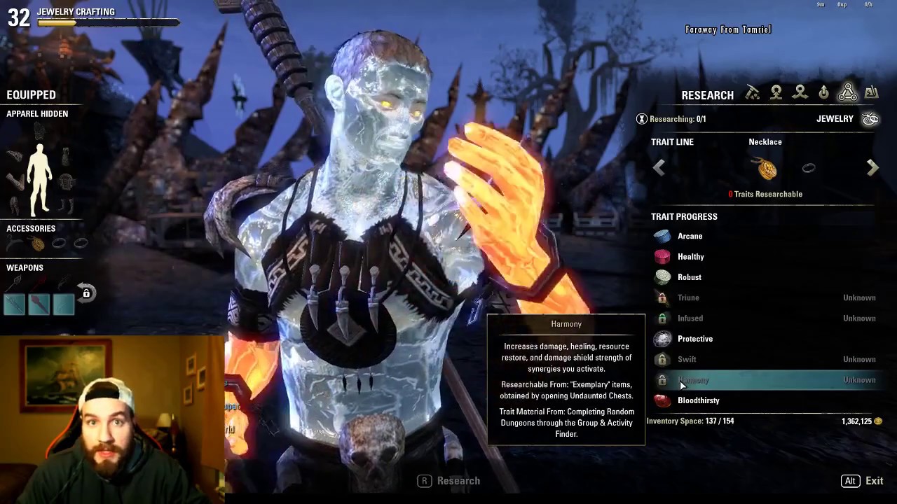 ESO - MASTER CRAFTER, Learning Traits FAST