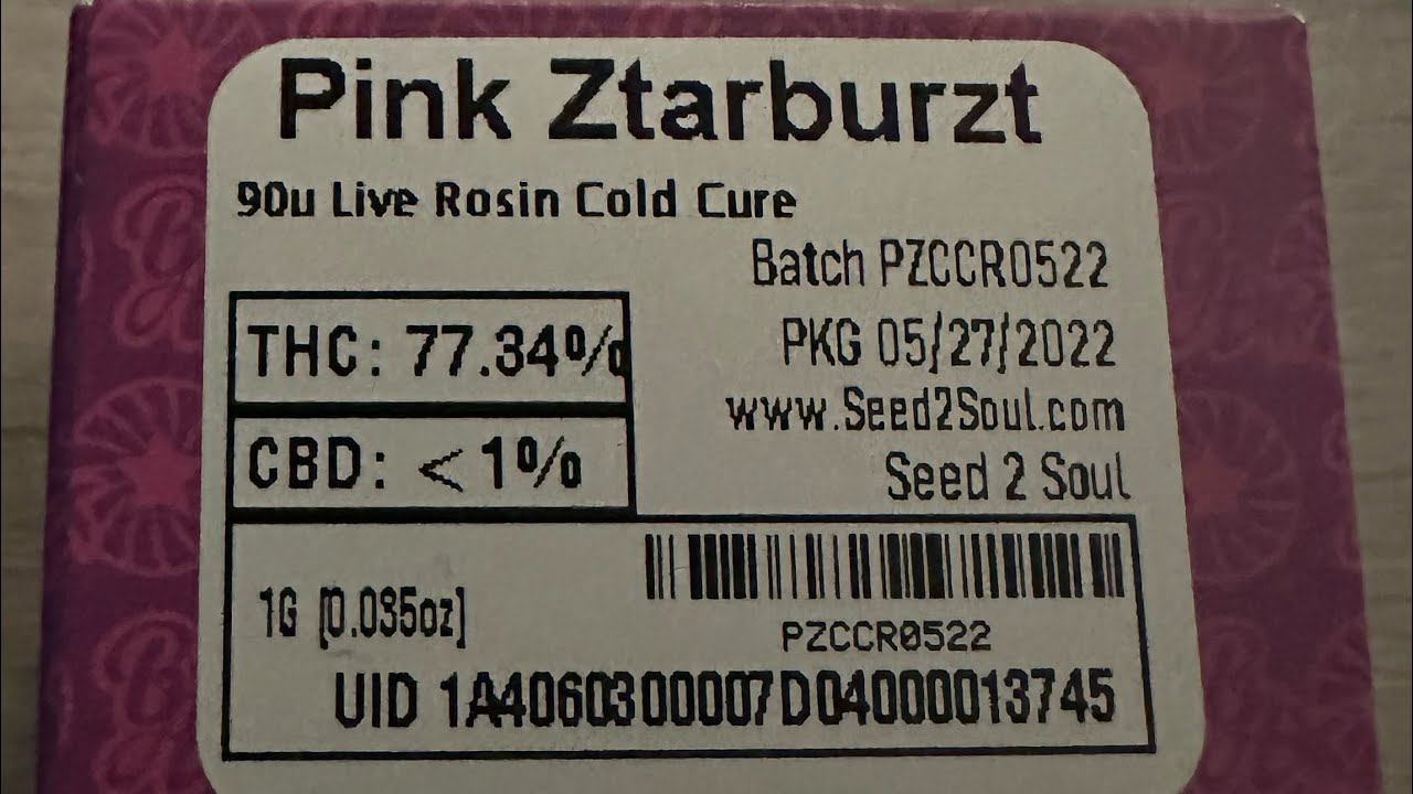 Pressure - Big Al's - Pink Ztarburzt - 90u Live Rosin