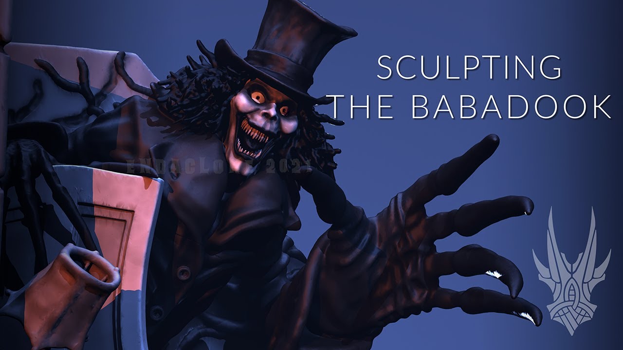 Sculpting The Babadook.