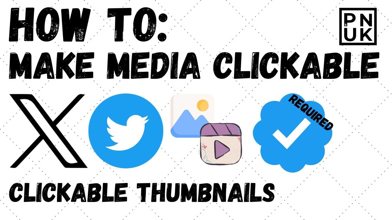 How To Make Media Clickable On Twitter X