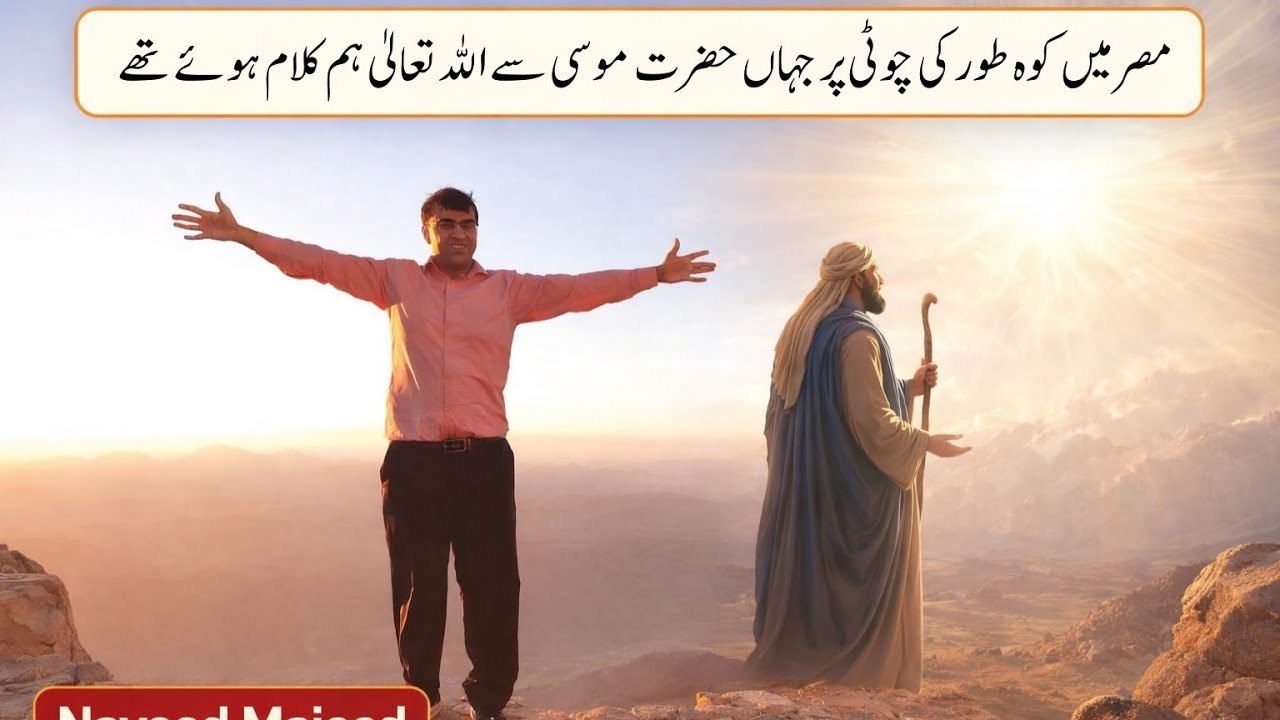 Koh e Toor or Mount Sinai | Tajalli or Divine Light & Allah ka Hazrat Musa (AS) se Kalam