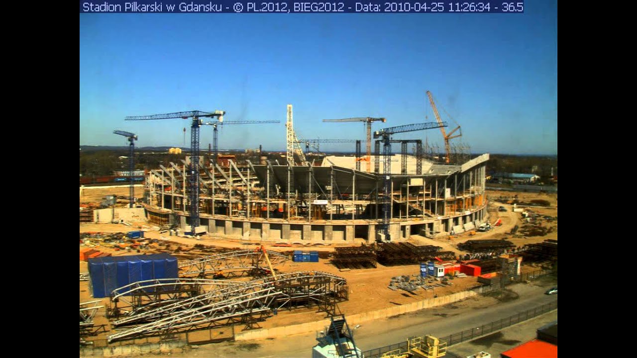 PGE Arena Gdańsk - Construction Time Lapse