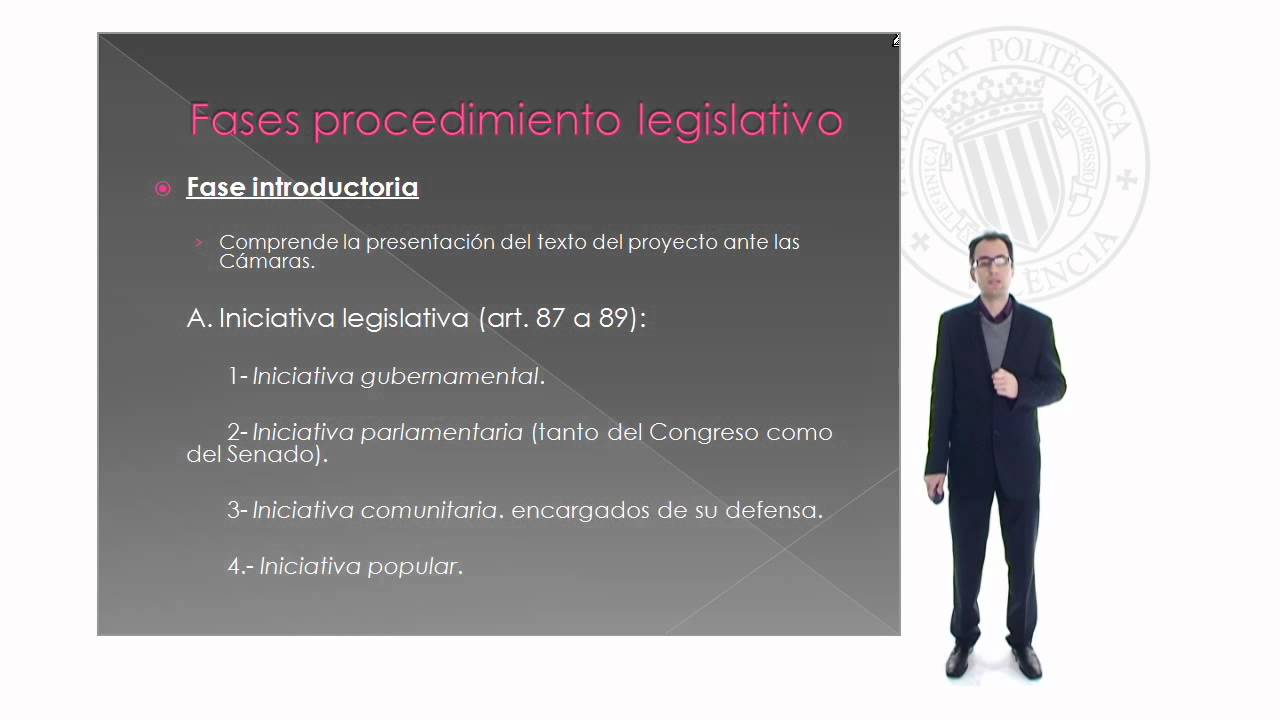 La funci&oacute;n legislativa de las Cortes Generales |  | UPV