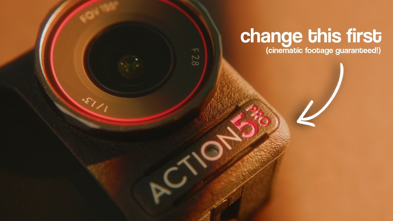 ЛУЧШИЕ настройки DJI OSMO Action 5 PRO: как получить кинематографические кадры!
