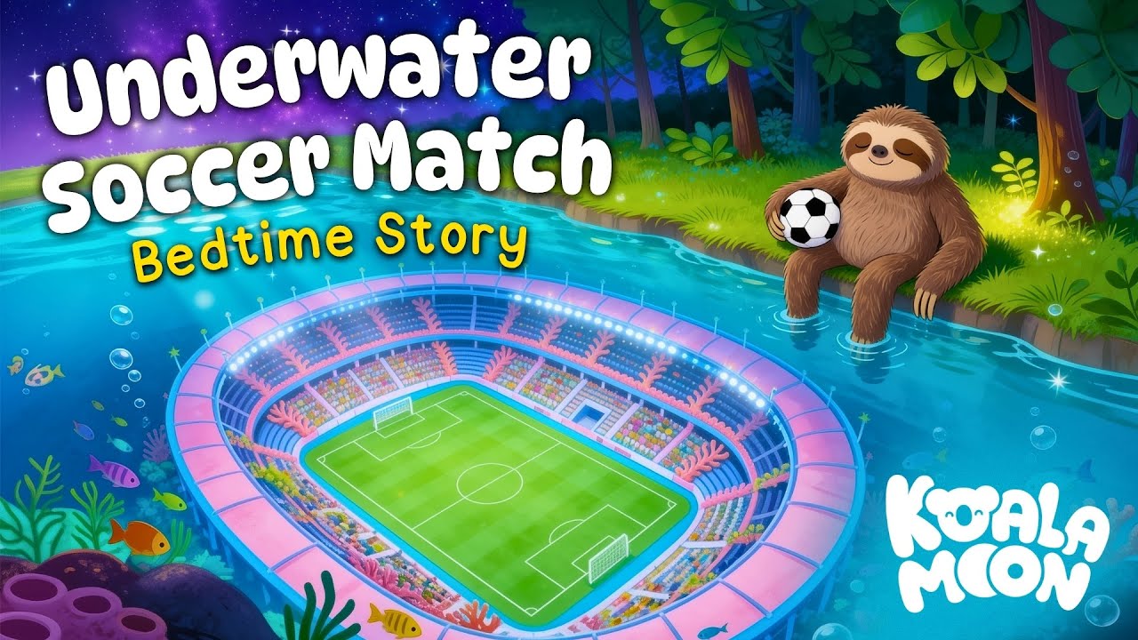 The Underwater Soccer Match ⚽️ Calming Bedtime Story for Kids😴