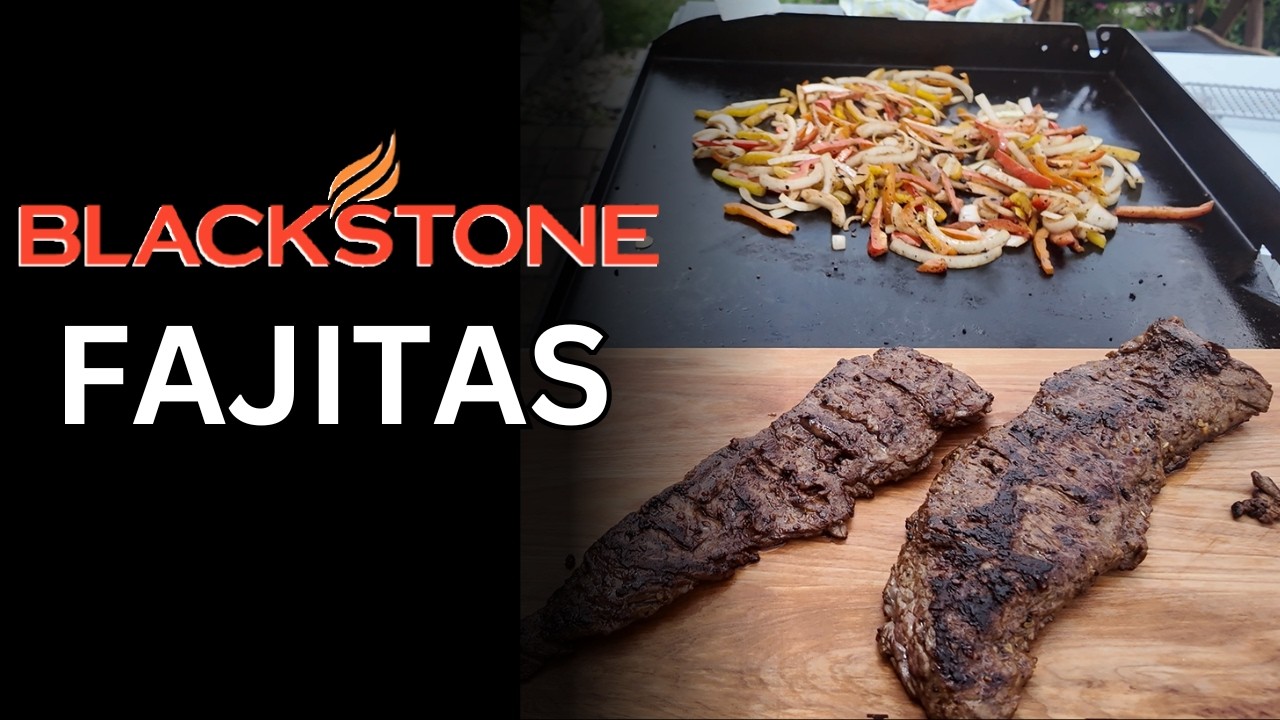 Beginner Steak and Chicken Fajitas on a Blackstone Griddle