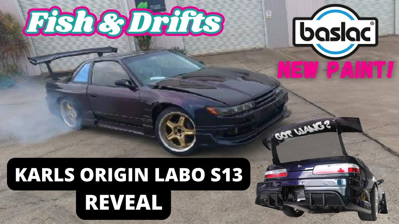 S13 NISSAN SILVIA ORIGIN WIDEBODY REVEAL /COLOUR SHIFT PAINT!