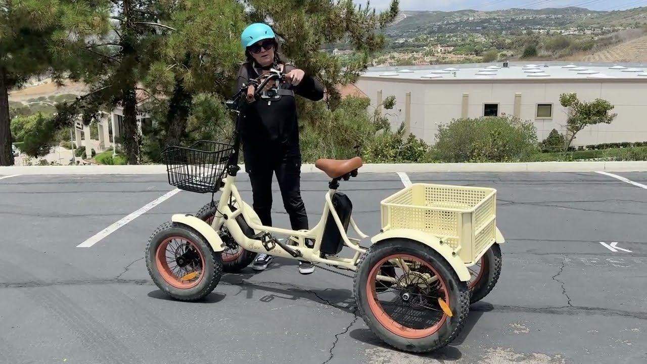 Can a Senior Really Ride This 4 Wheel EBike Off-Road? You Won't Believe What Happens When She Tries!