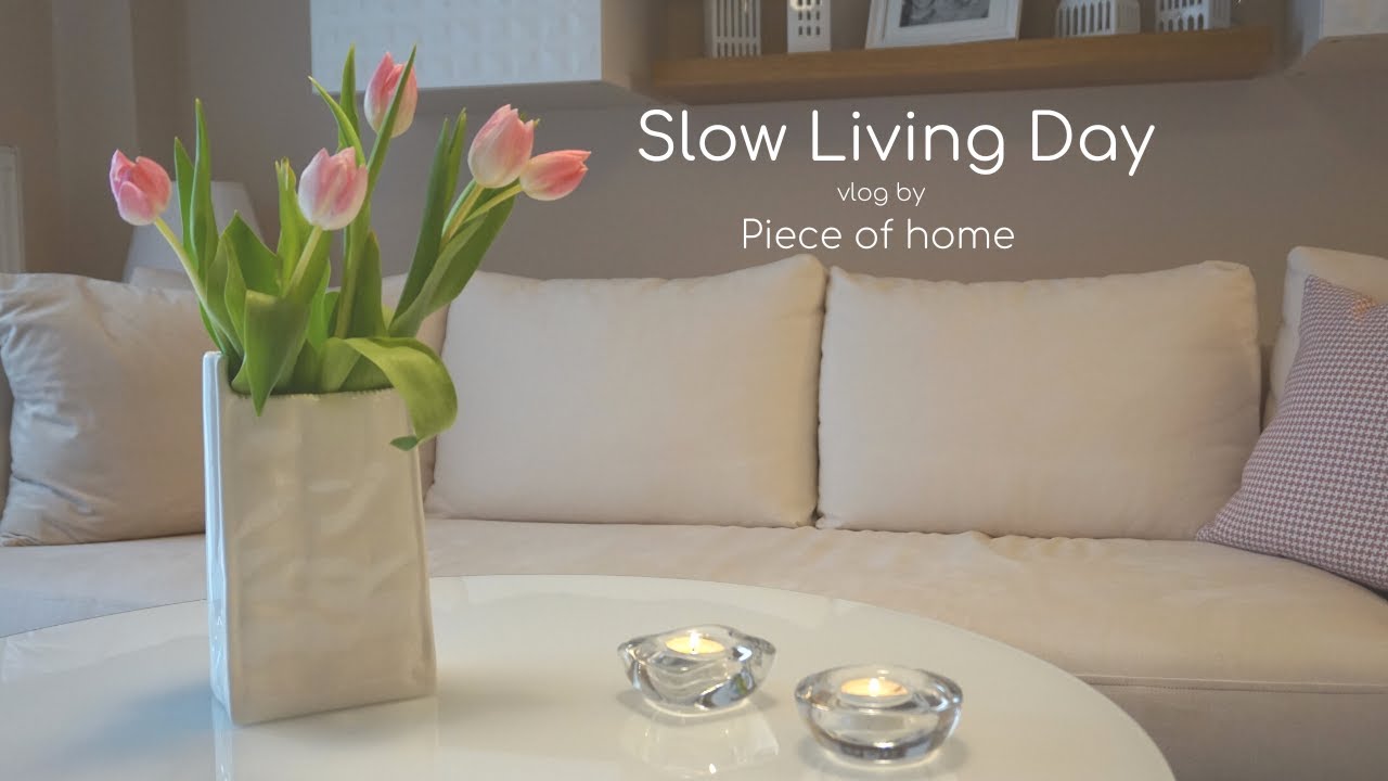 Slow Living Day | Quiet & Simple life | IKEA hacks | Baking Apple pie | Silent vlog @pieceofhome11