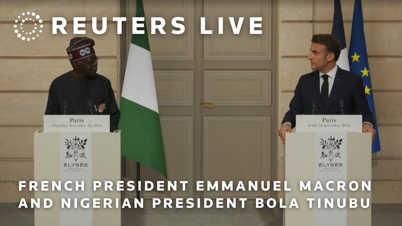 LIVE: French President Emmanuel Macron and Nigerian President Bola Tinubu speak at Elysee Palace