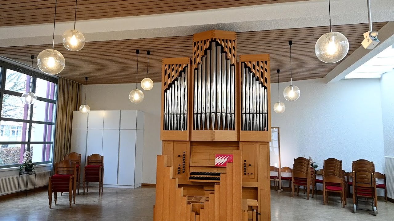 Die Orgel des Gemeindezentrum Zachäus
