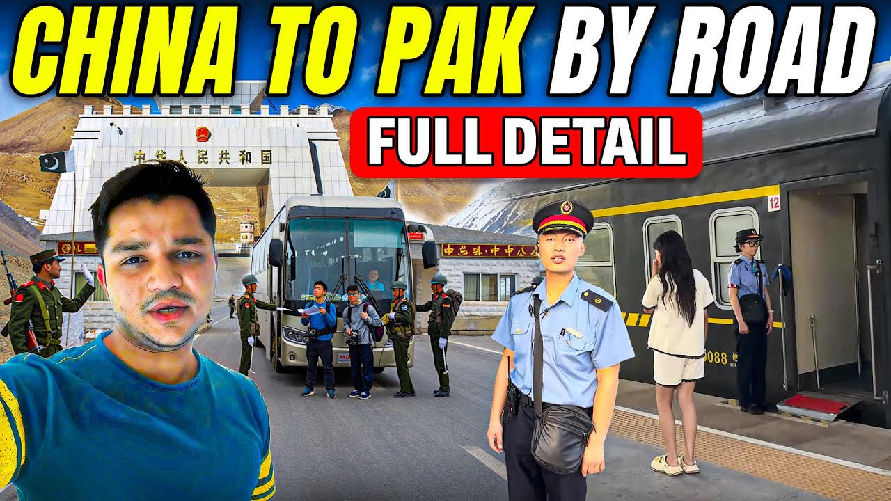 Crossing the World's Highest Border by Bus🚌! | China to Pakistan Adventure