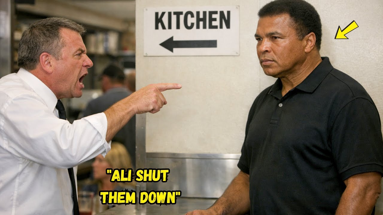 RESTAURANT MANAGER TOLD ALI TO USE THE “KITCHEN ENTRANCE” — HIS RESPONSE SHUT THE PLACE FOREVER..