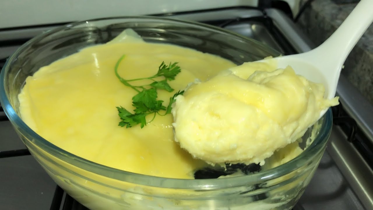 O MELHOR PURÊ DE BATATA COM QUEIJO QUE JÁ FIZ
