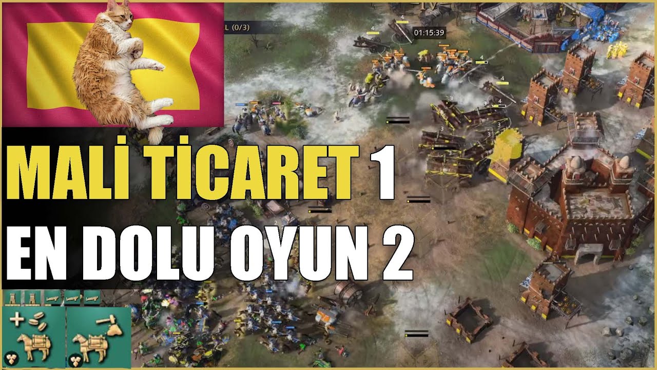 OYNADIĞIM EN DOLU OYUN 2 - Mali Ticaret No:1 - WONDER ve KUTSAL | AoE4 oynayış