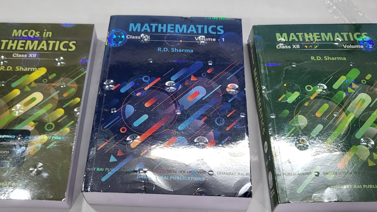 Rd Sharma Mathematics For Class 12 2027 Edition Vol 1, Vol 2 & Mcqs Full Review With Explanation