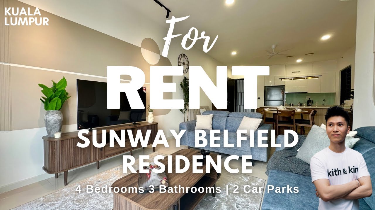 Sunway Belfield Residence Fore Rent | 4 Bedrooms & 3 Bathrooms, 1345sf | Modern Living in KL 