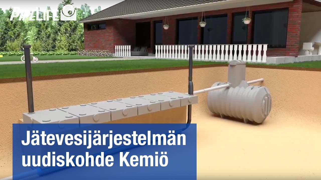 Pipelife: Jätevesijärjestelmän uudiskohde Kemiö
