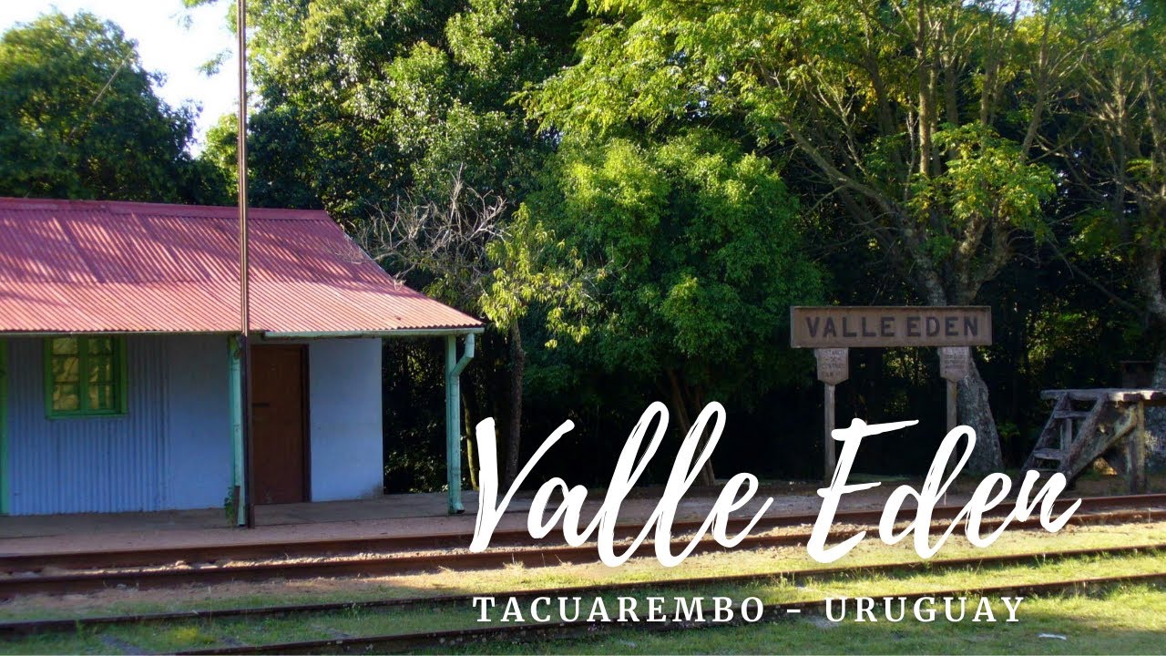 Valle Eden, vegetación espesa, sierras y su antigua presencia ferroviaria.Tacuarembó Uruguay