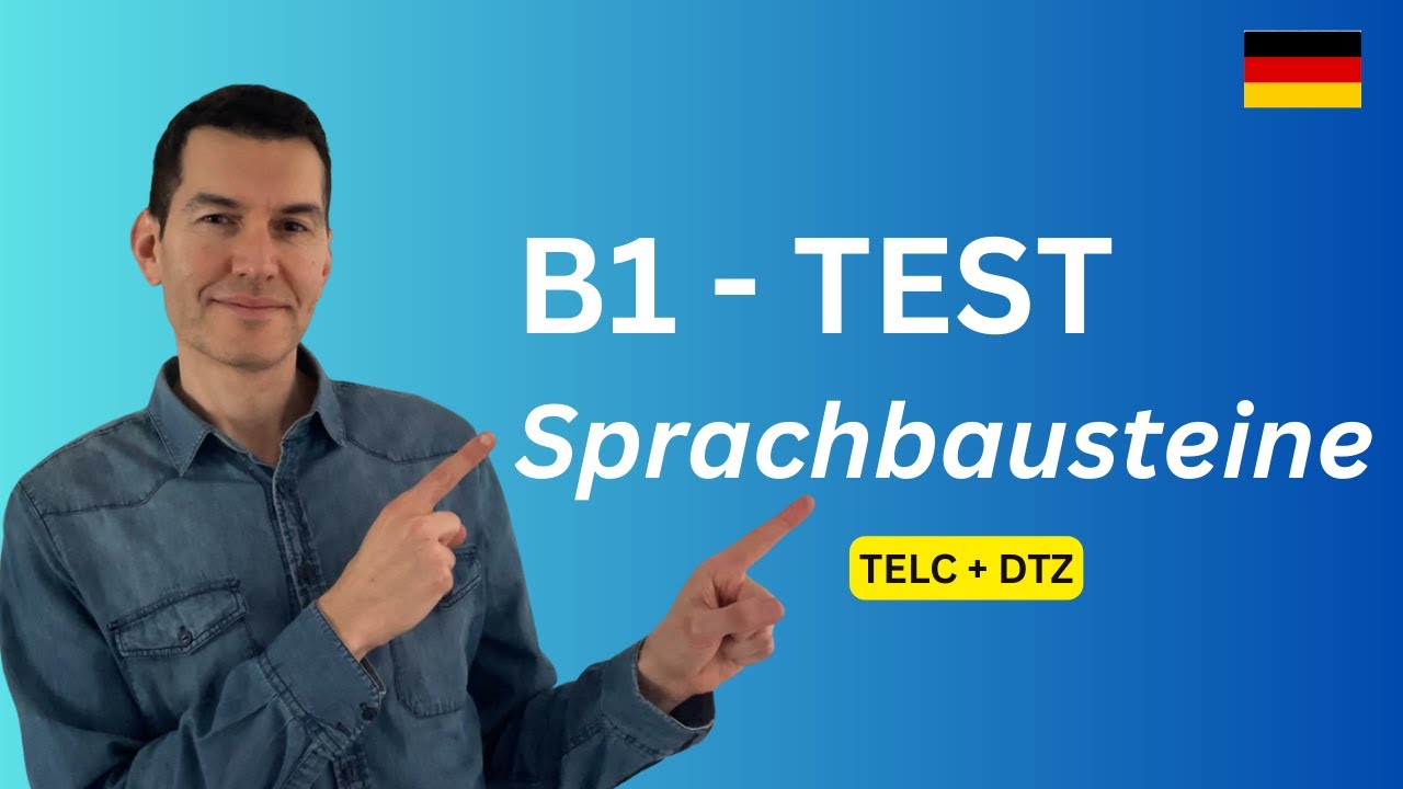 B1 Sprachbausteine einfach erklärt | TELC - DTZ  B1 Test | Deutsch Grammatik