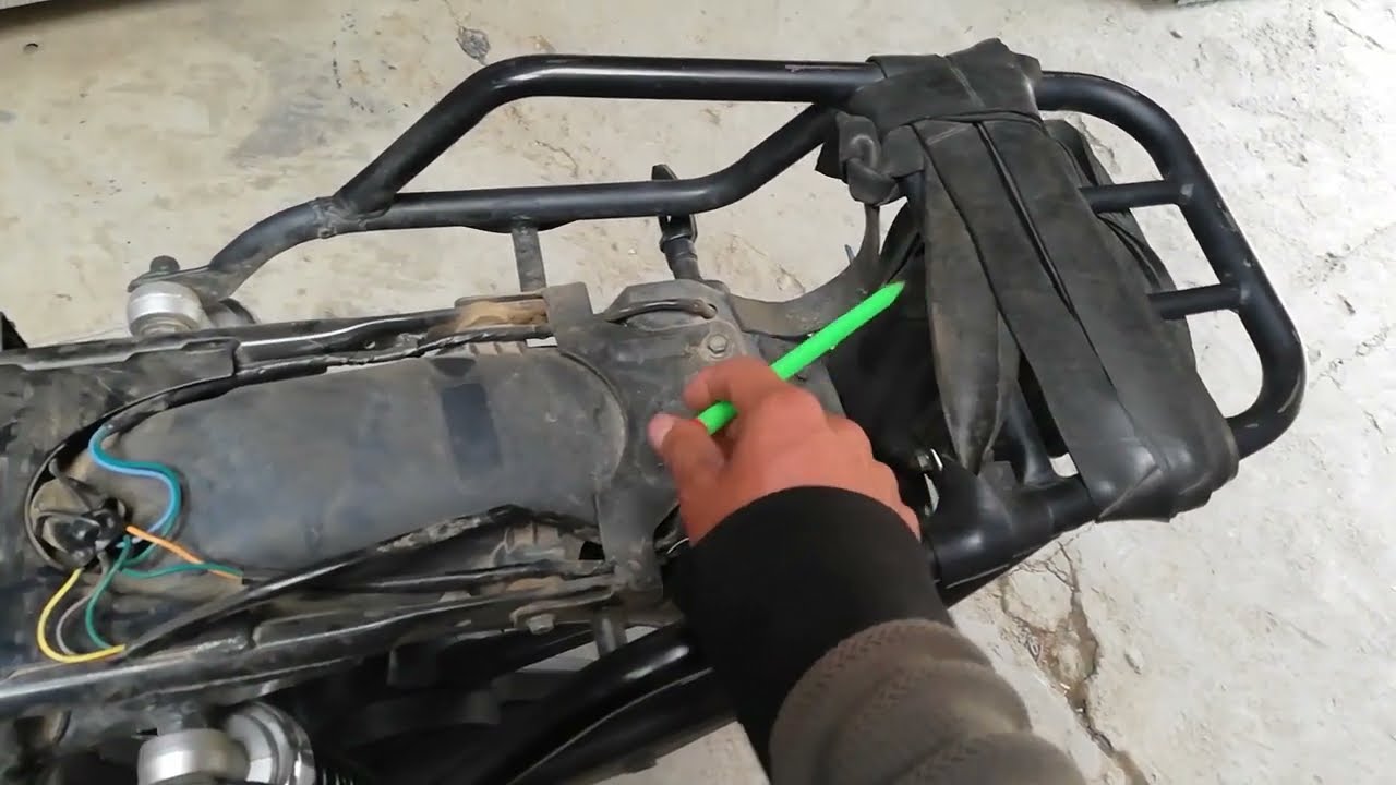 Luz de freno de la moto | Seguimiento de cableado
