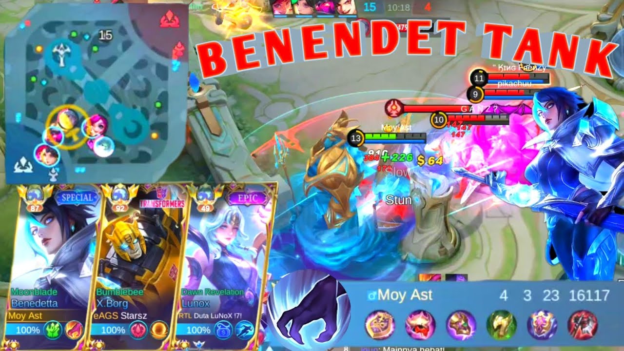 HYPER TOP GLOBAL BENEDETTA TANK || KEGANASAN PARA TOP GLOBAL || EPICK COMEBACK || MOBILE LEGENDS